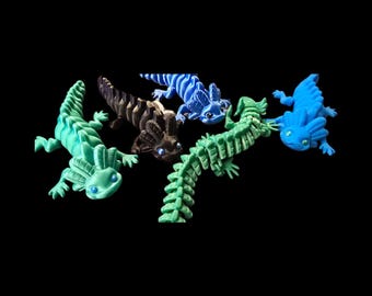 Adorable Articulated Axolotl - Perfect Fidget Toy or Desk Buddy!