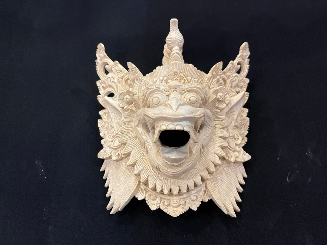 22CM Balinese Mythic Monkey Mask | Monkey King Subali Wooden Mask ...