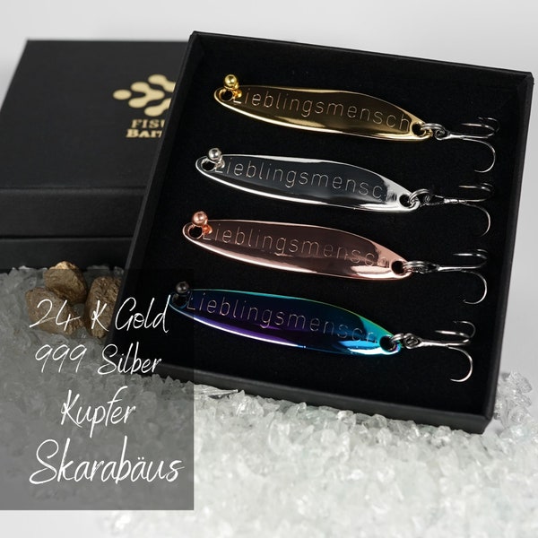 Gift for anglers men, engraved fishing lure "Favorite Person", for Valentine's Day, birthday, anniversary, engagement