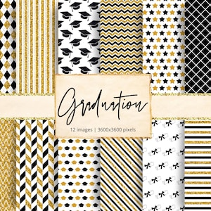 Graduation Digital Paper, Diplom, Mütze und Kleid, Zeremonie, Abschluss, Senior, bestandenen, Schule, Beginn, Klasse, Hintergründe, Sammelalbum
