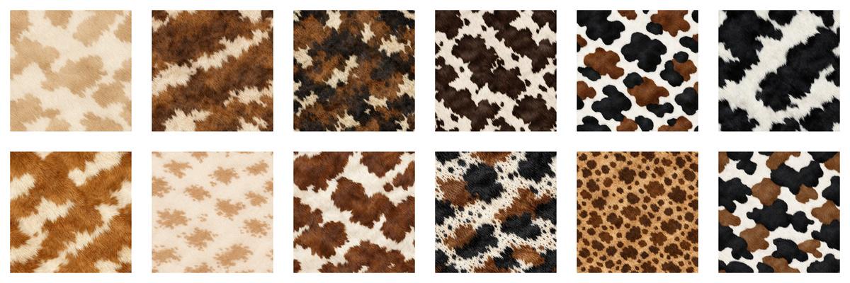 Rustic Rodeo Scrapbook Paper Cowhide Digital Paper, Western, Rustic, Ranch, Cowboy, Rodeo, Country ...