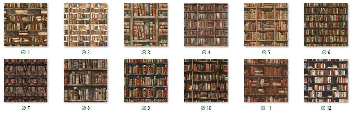 Vintage Books Digital Paper, Bookshelves, Fantasy Library, Grimoire ...
