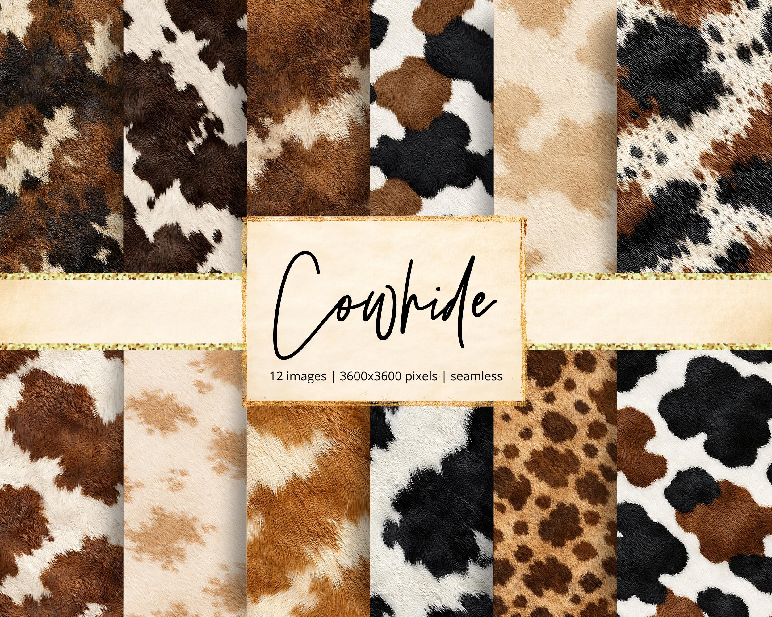 Rustic Rodeo Scrapbook Paper Cowhide Digital Paper, Western, Rustic, Ranch, Cowboy, Rodeo, Country ...