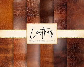 Papel digital con efecto cuero, desgastado, textura, gamuza, vintage, rústico, resistente, piel, vaca, marrón, fondos, diario creativo, álbum de recortes, sin costuras