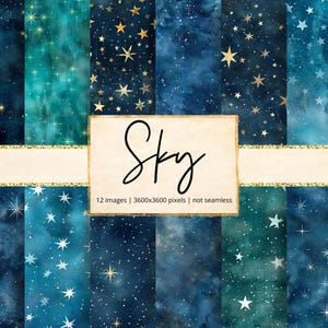 Himmel Digitalt Papper, Moln, Natt, Himmelskt, Galax, Stjärnor, Rymden, Kosmisk, Astral, Förmörkelse, Universum, Bakgrunder, Skräpjournal, Klippbok