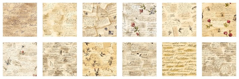 Writing Digital Paper, Handwriting, Script, Calligraphy, Old, Vintage ...