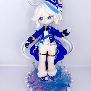 Genshin Furina Clay Figure upgrade 3.0, Furina, Hydro Slime, Birthday Gift, Genshin MerchGenshin Impact Furina Handmade Clay Figure | Custom