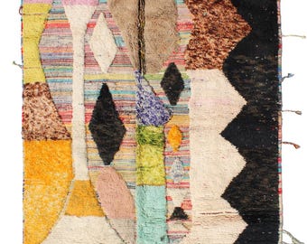 Authentic Beni Ourain Rug – Handwoven Moroccan Wool Carpet, 300x200 cm – Cozy & Stylish Boho Decor