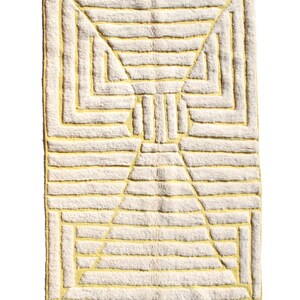 Beni Ourain Wool Rugs - Handcrafted Moroccan Treasures&quot; size is 200150 cm