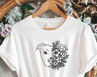 PITBULL Shirt | Animal Lover Shirt | Gifts for Animal Lovers | Cute Animal Shirt | Dog Shirts | Pet Shirt | Dog Mom Shirt