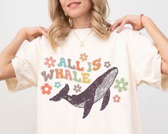 すべてはクジラ: ポジティブな海のTシャツ