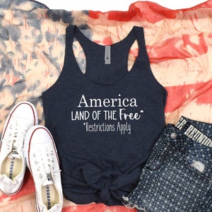 Pro Choice 4th of July Tank Top - Women&#39;s Rights Feminist Shirt