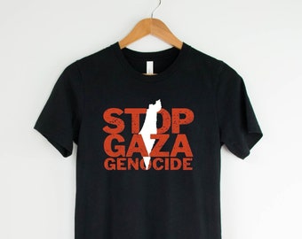Stop Gaza Genocide Tee | Palestine Solidarity T-shirt