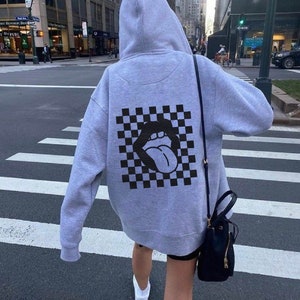 Vans circle checkerboard yellow hoodie sale