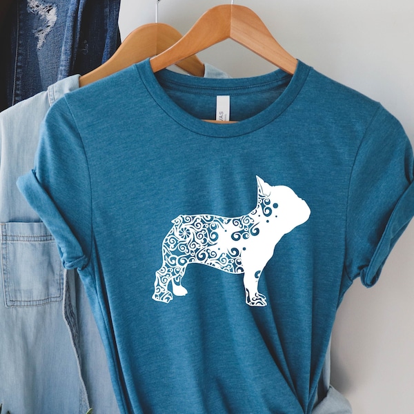 Franse Bulldog Shirt, Animal Lover Shirt, Geschenken voor Dierenliefhebbers, Cute Animal Shirt, Hond Shirts, Pet Shirt, Hond Moeder Shirt