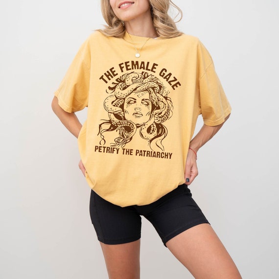 The Female Gaze Medusa Tee: Petrify The Patriarchy | Feminist Tshirts