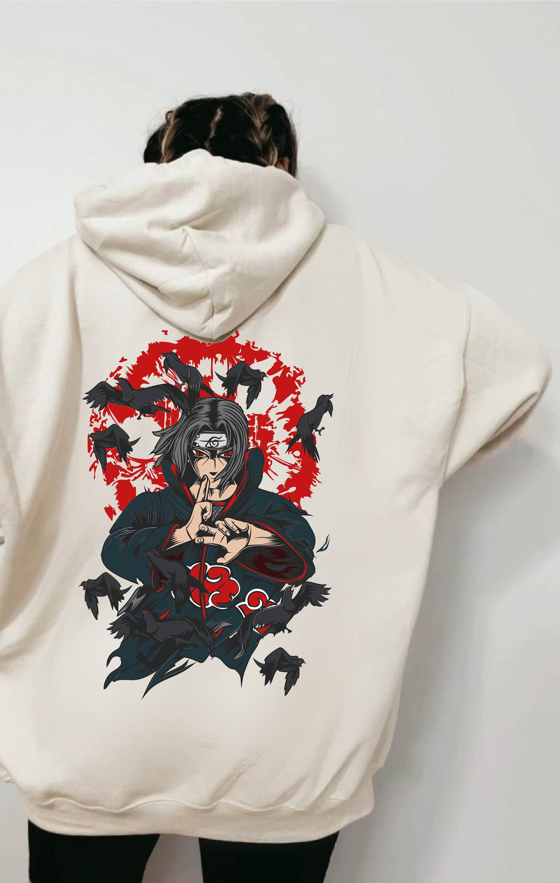 Buy Mens Black Naruto Printed Anime Hoodie for Men Black Online at Bewakoof