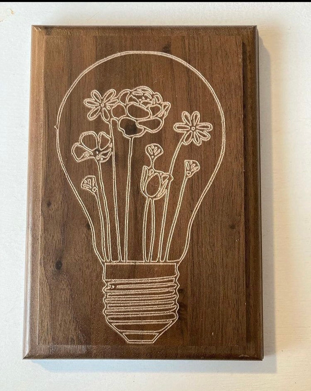 Rectangular Modern Wooden Wall Mounted Abstract Wood Wall Art Custom