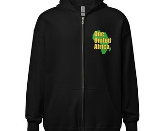 One United Africa | Zip-Up Hoodie | Adult