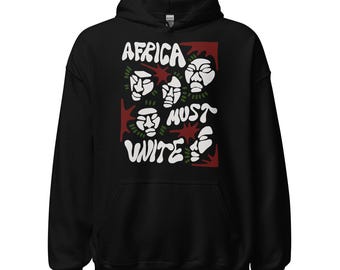 Africa Must Unite Masks | Hoodie | Adult