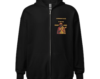 Woman Warrior | Zip-Up Hoodie | Adult