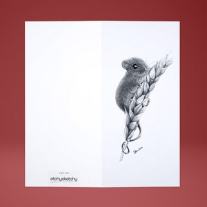 Tarjetas de felicitación de vida salvaje, 99 mm x 210 mm (INTERIOR EN BLANCO)