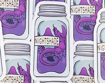 Nightshade dragon sticker
