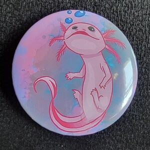 Axxy the Axolotl Pin