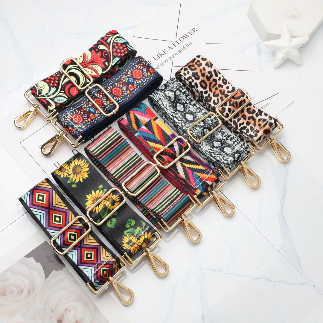 Boho Purse Strap Crossbody Nylon Bag Strap Replaceable Etsy