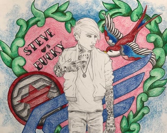 Pre-serum Steve Rogers (versión punk)