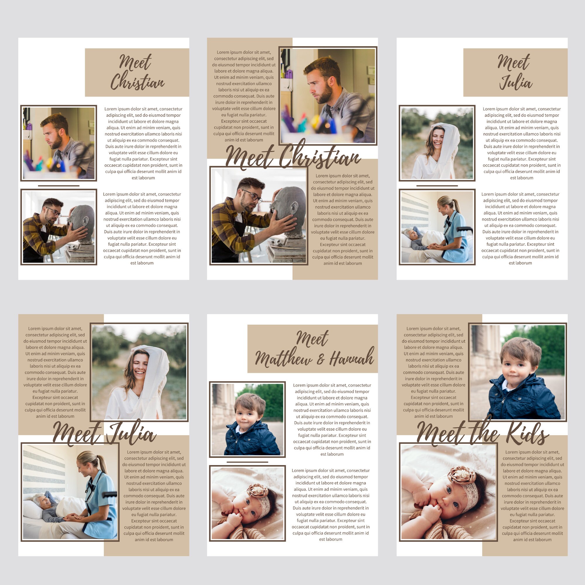Adoption Profile Template on Canva Modern and Customisable Canva