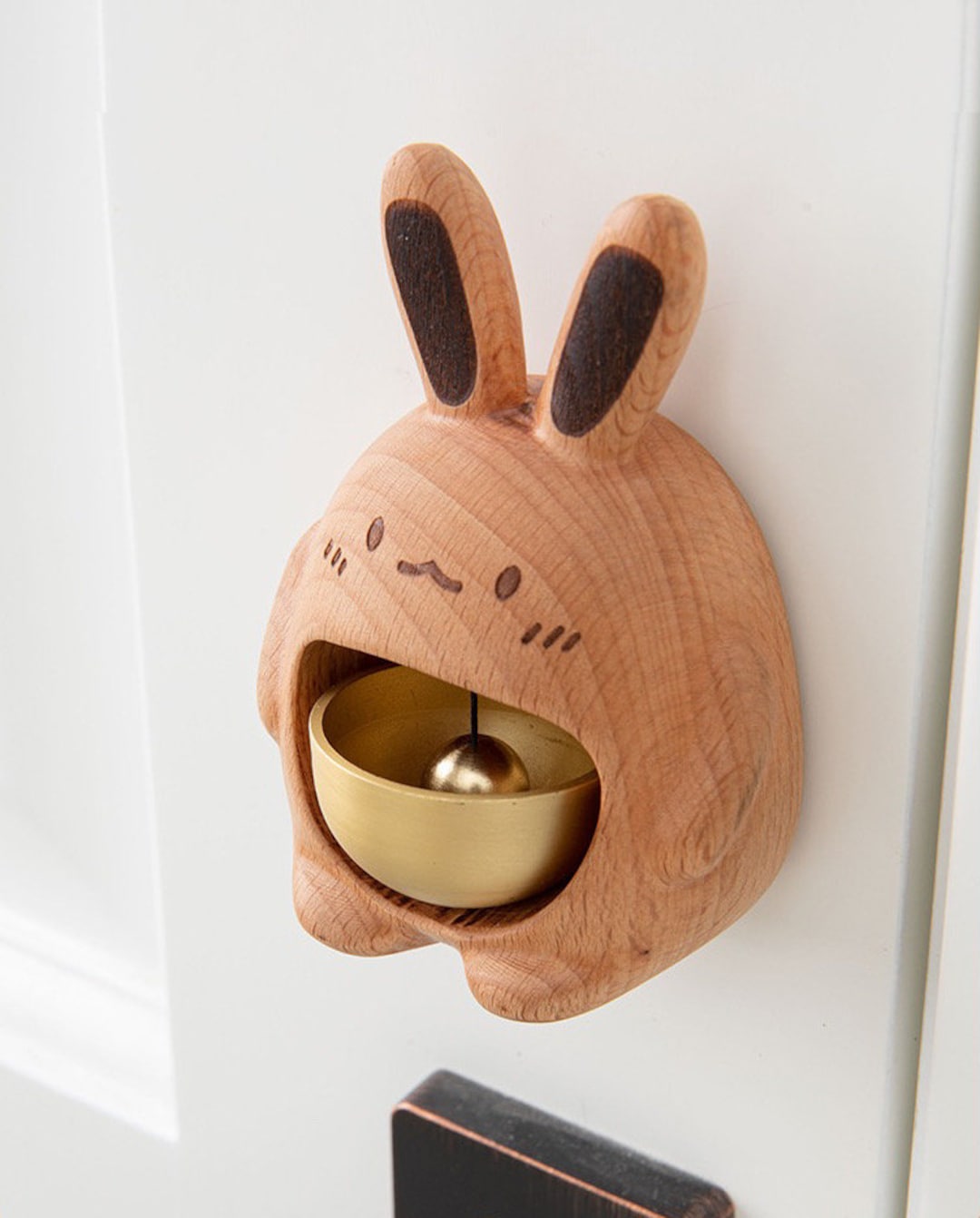 Rabbit Doorbell, Creative Doorbell, Door Decor, Innovative Door