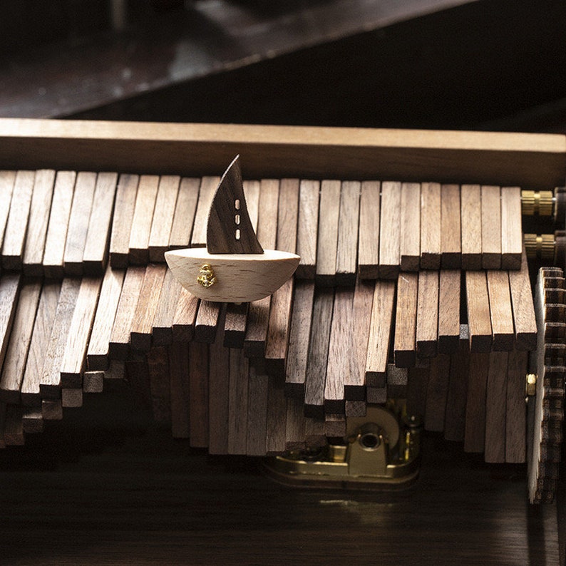 Music Box Octave Box Wood Music Box DIY Music Box Hand Etsy