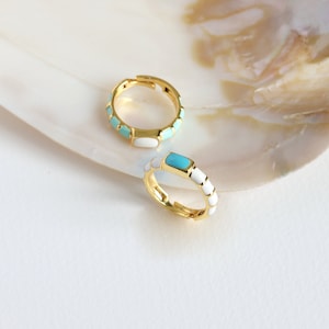 Stackable Enamel Ring