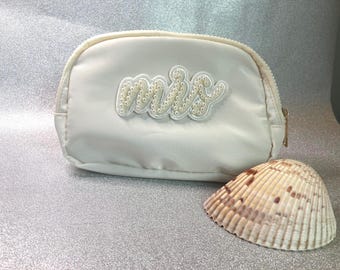 Vrijgezellenfeest aangepaste bruidsmeisje heuptasje gepersonaliseerd cadeau mama bruid mevrouw bruids douche concert crossbody tas vrouwen meisjes voor hem en haar