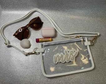 Clear Concert Wristlet Crossbody Bag: Bride, Bachelorette  display picture 1