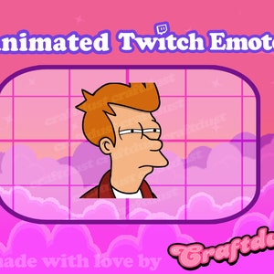 Twitch / Discord Animated Emote / Sus / Fry / Futurama / GIF