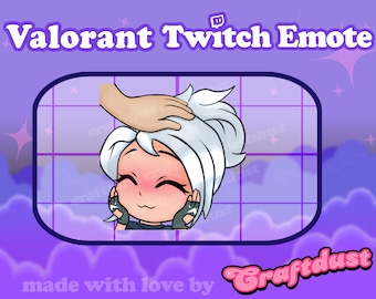 Pat / Good Girl Twitch / Discord Emote / Jett from Valorant / Cute
