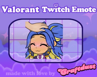 Pat / Good Girl Twitch / Discord Emote / Neon from Valorant / Cute