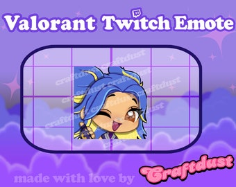 Neon / Thumbs Up Twitch / Discord Emote / Neon from Valorant / Cute