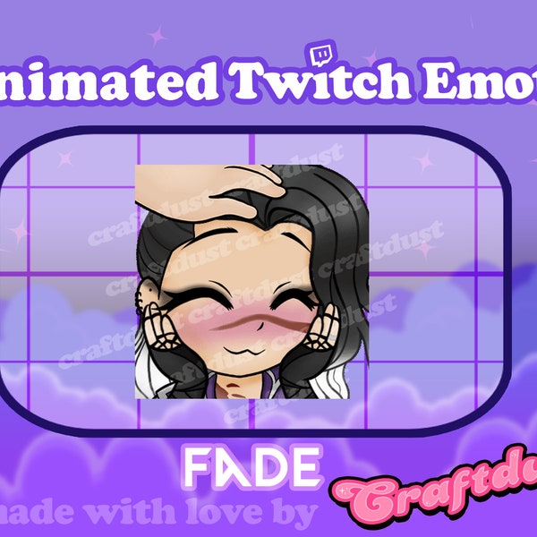 Pats / Good Girl Twitch / Discord Animated Emote / Fade from Valorant / Cute