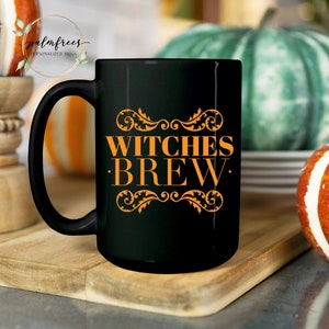 Halloween Mug ~ Witches Brew Gifts for Witches ~ Halloween Cups