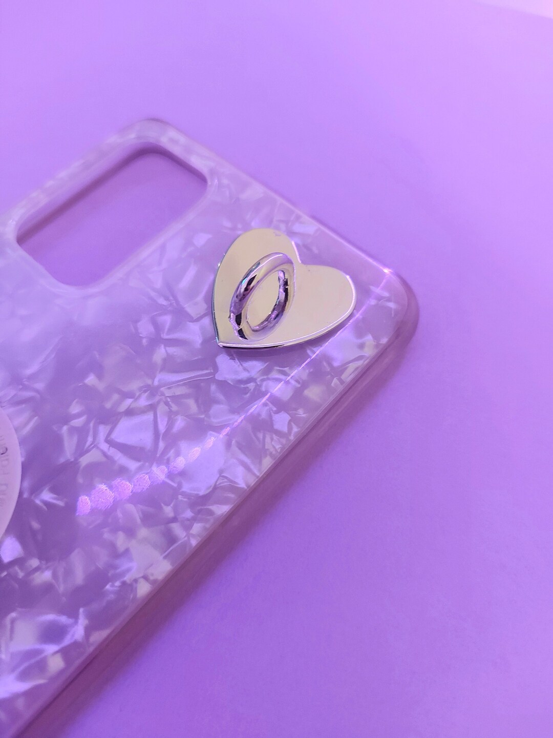 Phone Charm Hook Adhesive Metal Heart Hook Cute Kpop Etsy