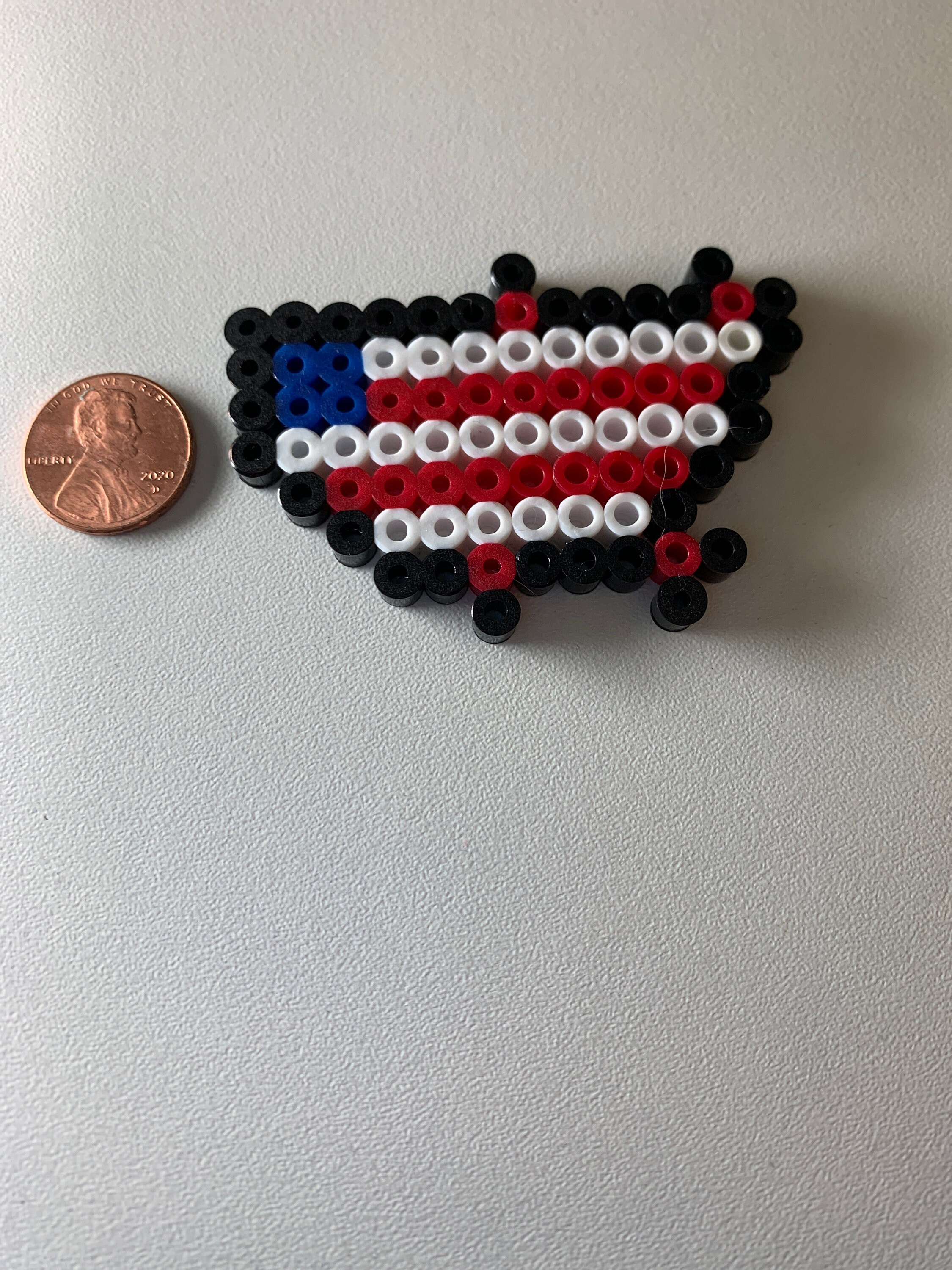 United States keychain perler bead Etsy