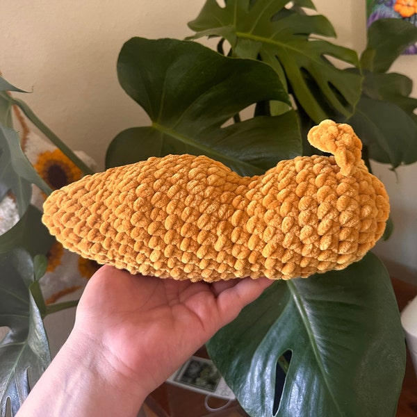 Banana Slug Crochet Pattern