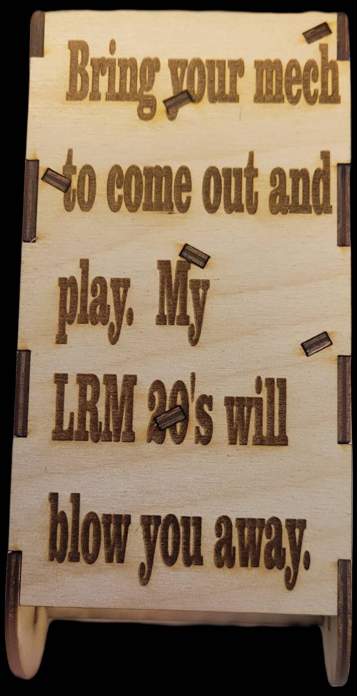 Battletech Dice Tower Etsy