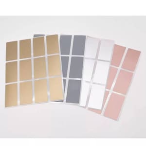 Adesivi gratta e vinci Adesivi rettangolari (3 colori tra cui scegliere) - Confezione da 8, 24 o 48 - Adesivi gratta e vinci - 23x42 mm