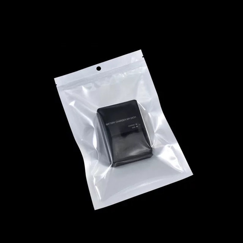 Sachet zip blanc et transparent 6x10 cm Lot de 25, 50 ou 100 image 4
