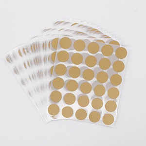 10, 20, 30 ou 50 stickers à gratter, 25mm Autocollant à Gratter Rond Cartes, Annonce grossesse, Argent, Dorée et Rose image 2