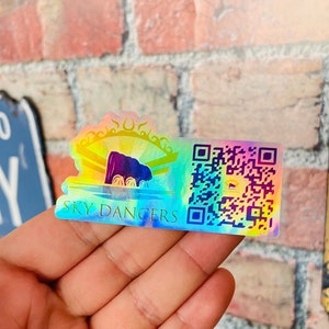 Any Cut and Any Shape Holographic Stickers, Rainbow Reflective Holo Labels, Personalized Bulk Holographic Stickers, Custom Holo Vinyls